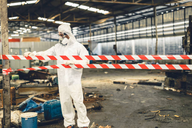 Professional Biohazard technician working in Maryville, IL